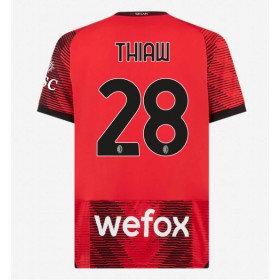 AC Milan Malick Thiaw #28 Hemmakläder 2023-24 Kortärmad